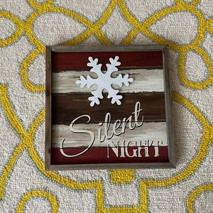 Silent Night Sign